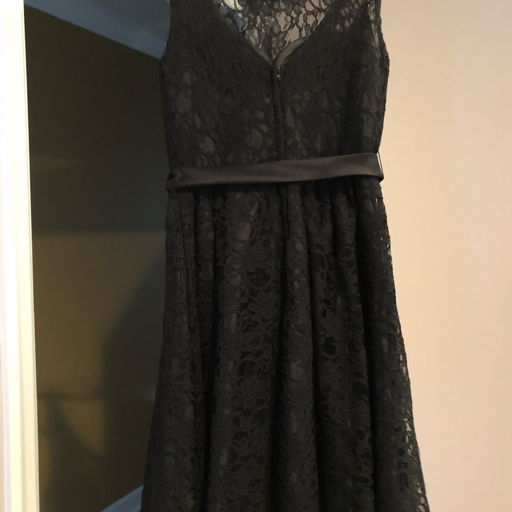 Black lace dress